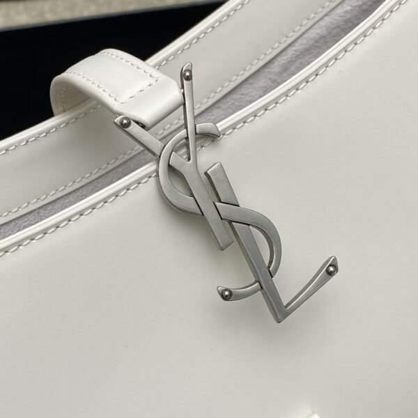 YSL Shoulder Bag White Silver