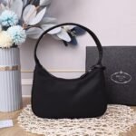 Prada Nylon Shoulder Bag Black Nylon