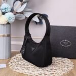 Prada Nylon Shoulder Bag Black Nylon