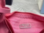 Prada Nylon Shoulder Bag Rose Red Nylon