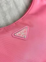 Prada Nylon Shoulder Bag Rose Red Nylon