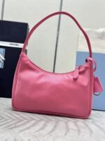 Prada Nylon Shoulder Bag Rose Red Nylon