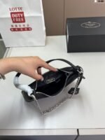 Prada Chain Shoulder Bag Black Chain