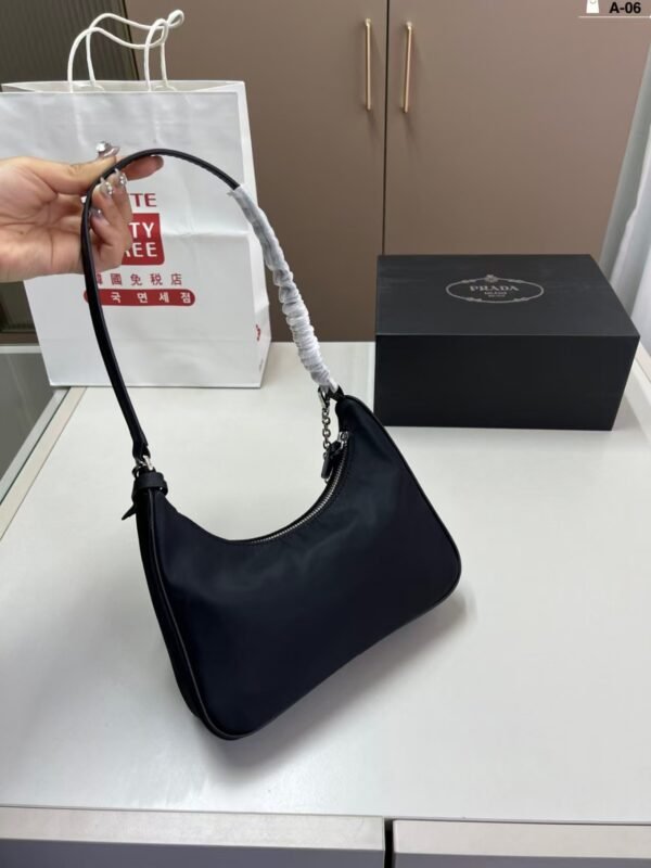 Prada Chain Shoulder Bag Black Chain