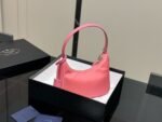 Prada Chain Shoulder Bag Rose Red Chain