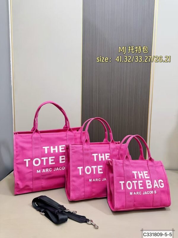 Marc Jacobs Canvas Tote Bag Canvas Pink