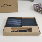 Coach Small Wallet Black Epi Leather