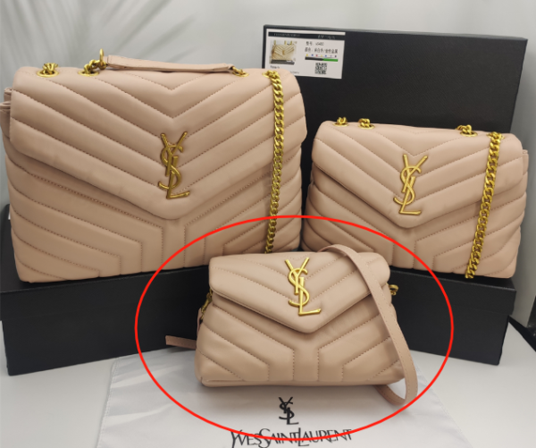 YSL Loulou Bag Pink Gold