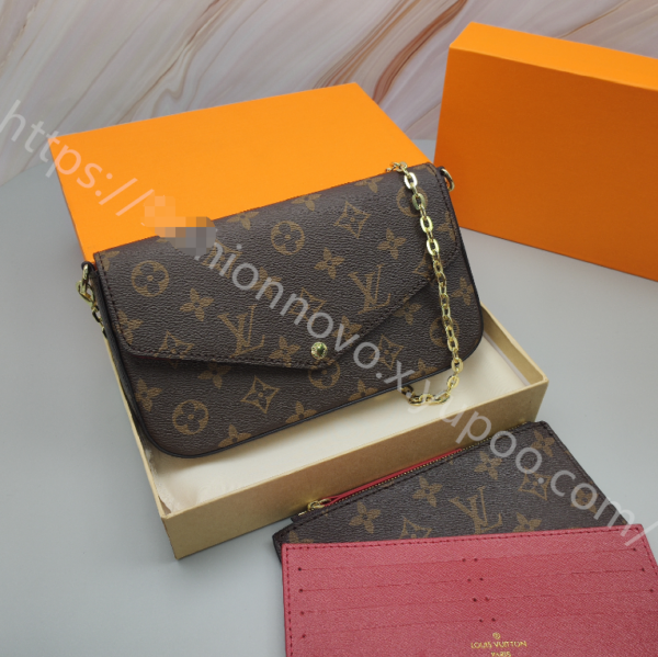 Louis Vuitton 3-in-1 Card Holder Red
