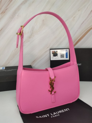 YSL Shoulder Bag Pink Gold