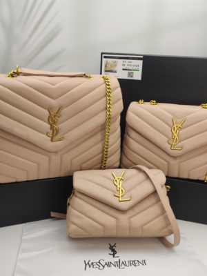 YSL Loulou Bag Pink Gold