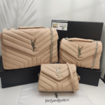 YSL Loulou Bag Pink Silver