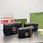 Gucci Love Bag Black Gold
