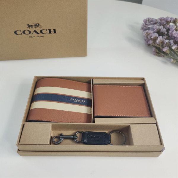 Coach Small Wallet Epi Leather