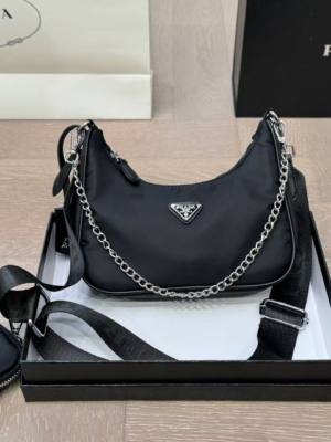 Prada 3-in-1 Crossbody Bag Black