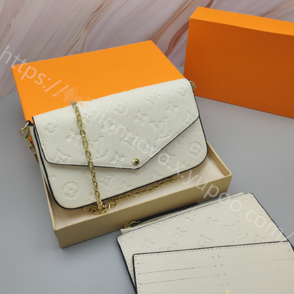 Louis Vuitton 3-in-1 Card Holder Embossed