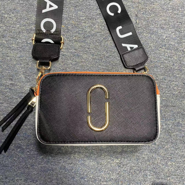 Marc Jacobs Camera Bag Black Orange