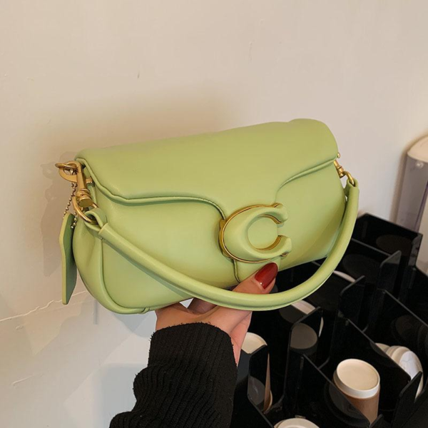 Coach Shoulder Bag Small Light Green