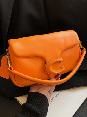 Coach Shoulder Bag Small Orange