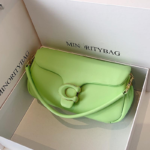 Coach Shoulder Bag Large Light Green