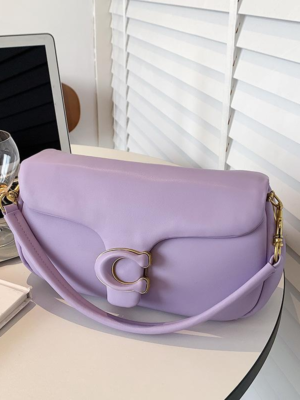 Coach Shoulder Bag Large Purple