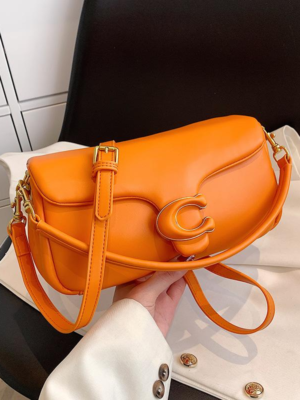 Coach Shoulder Bag Large Orange