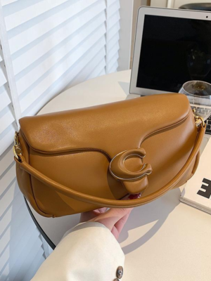 Coach Shoulder Bag Large Brown
