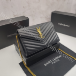 YSL Envelope Bag Black