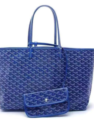 Goyard Tote Bag Blue