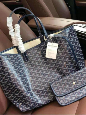 Goyard Tote Bag Royal Blue