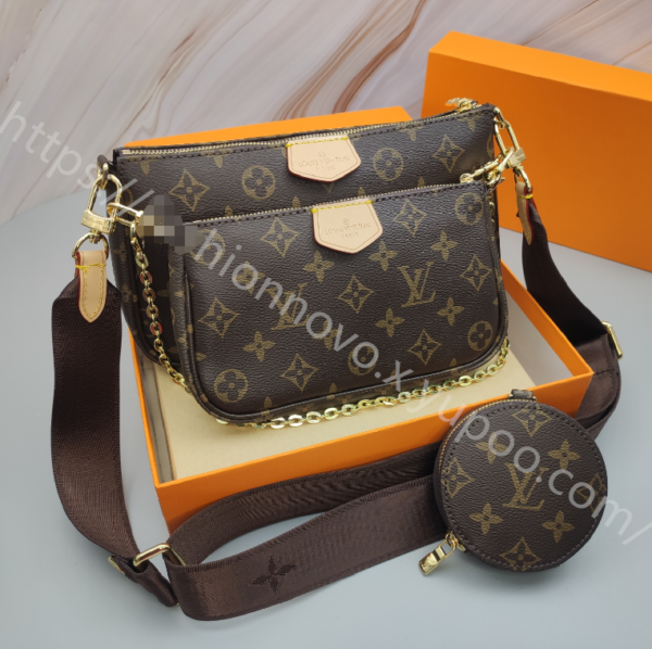Louis Vuitton Mahjong 3-Piece Set Brown