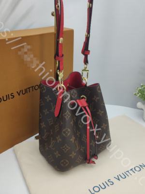Louis Vuitton Bucket Bag Bucket Red