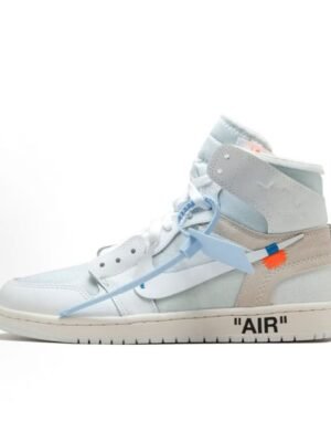 Off-White x Air Jordan 1 High White Euro Top Version