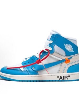Off-White x Air Jordan 1 High University Blue Top Version