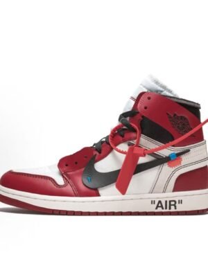 Off-White x Air Jordan 1 High Chicago Red White Black Top Version