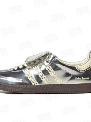 Wales Bonner x adidas Samba Metallic Silver Gum Sneakers