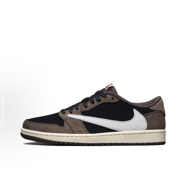 Air Jordan 1 Low Travis Scott Dark Mocha Brown Black Shoes