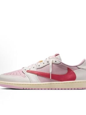 Travis Scott x Air Jordan 1 Low OG Shy Pink Tropical Pink IQ7604-101